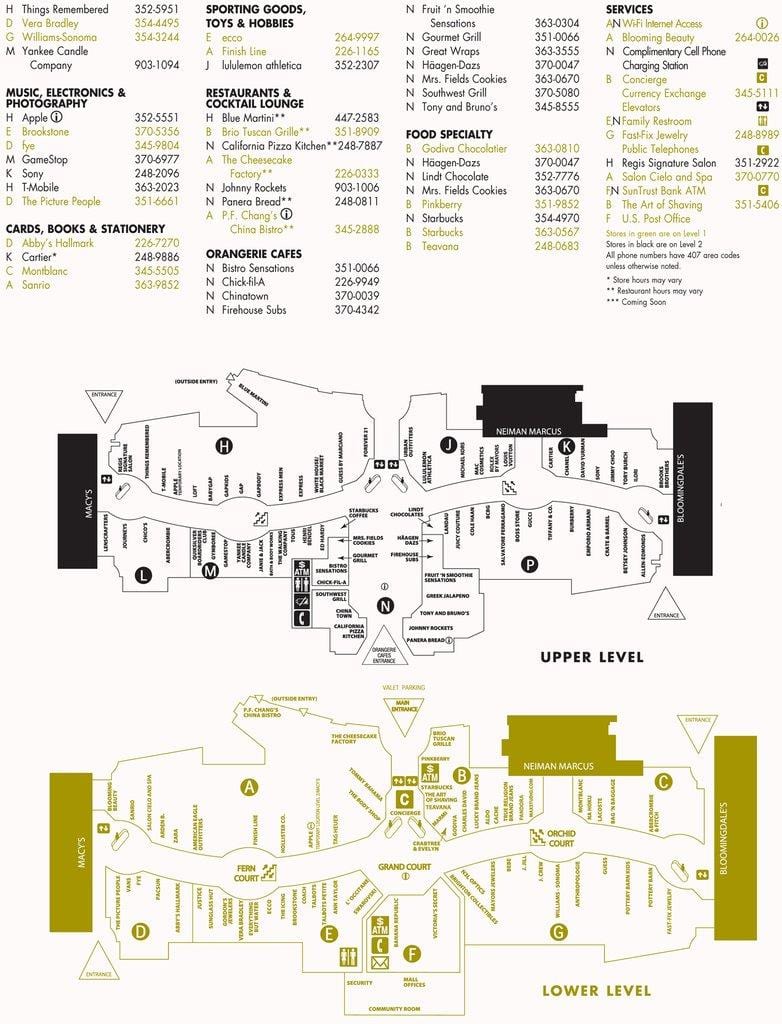 mapa centrum handlowe Милления