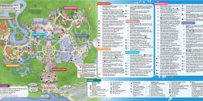 Disney world w Orlando mapie