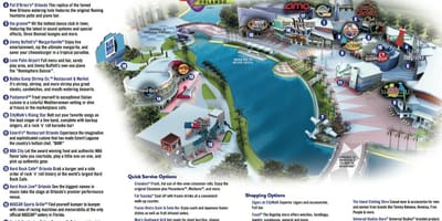 Universal Orlando City walk mapie
