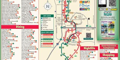Mapa Orlando International drive