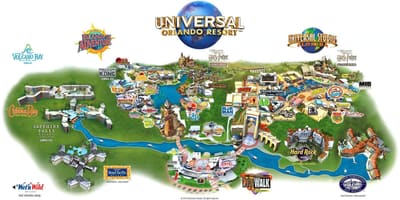 Mapa Universal Orlando