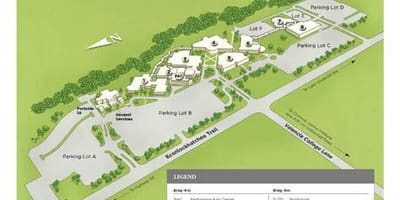 Valencia college Wschodni campus mapa